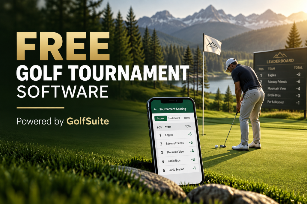 Free Golf Tournament Software